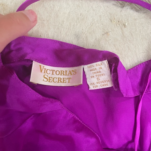 Victoria’s Secret gold label vintage purple slip dress - Picture 4 of 5